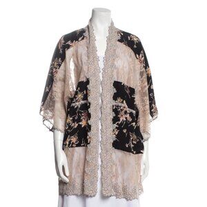 Anna Sui Y2K Silk and Lace Robe